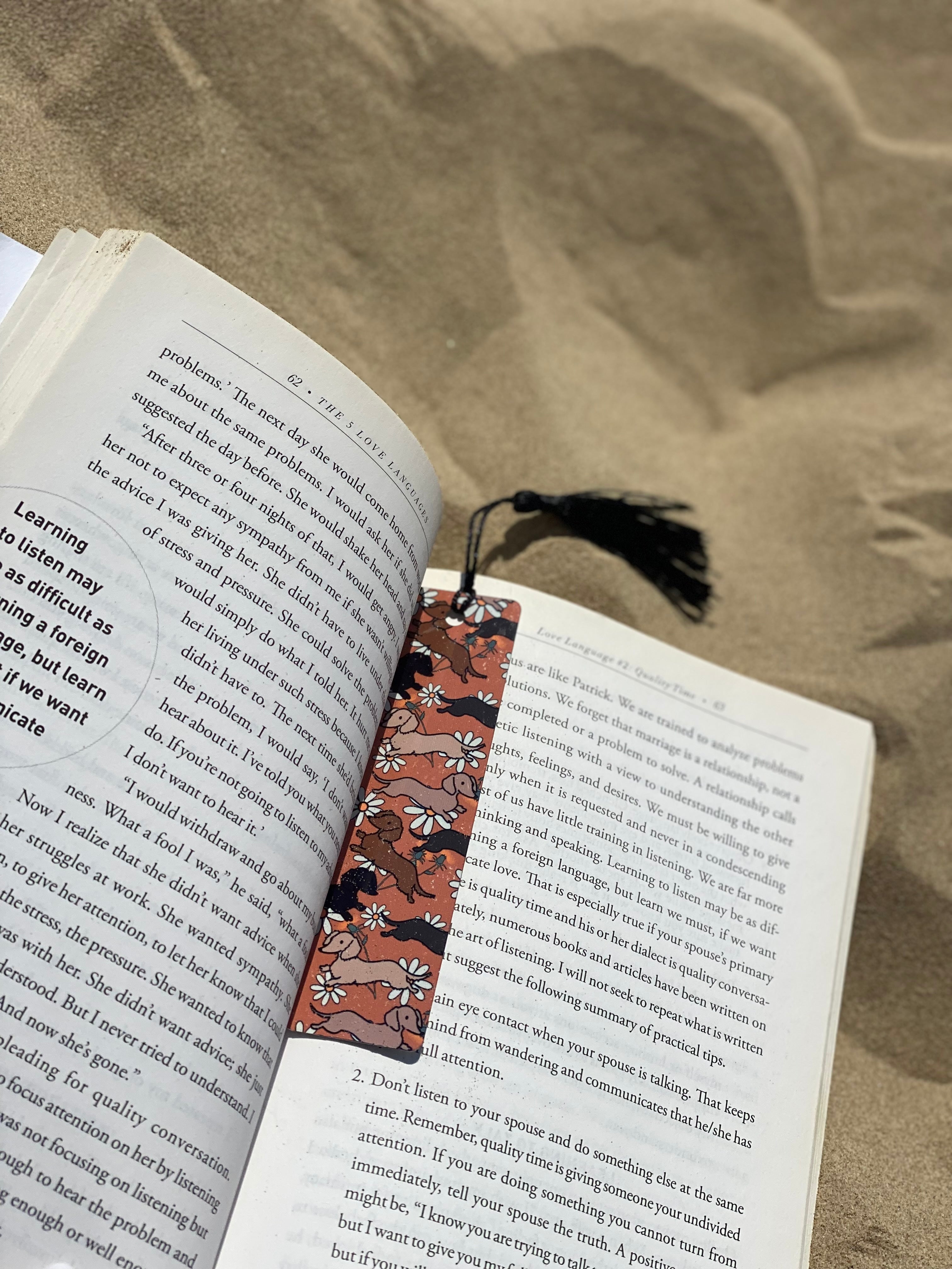 Doxies & Daisies Bookmark