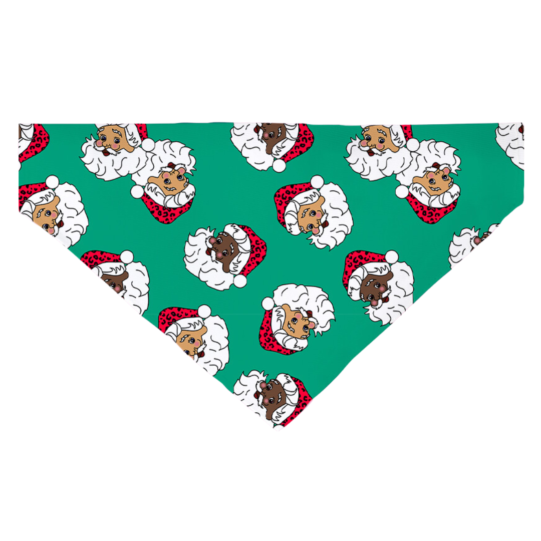 Mr. Claus Bandana in Green