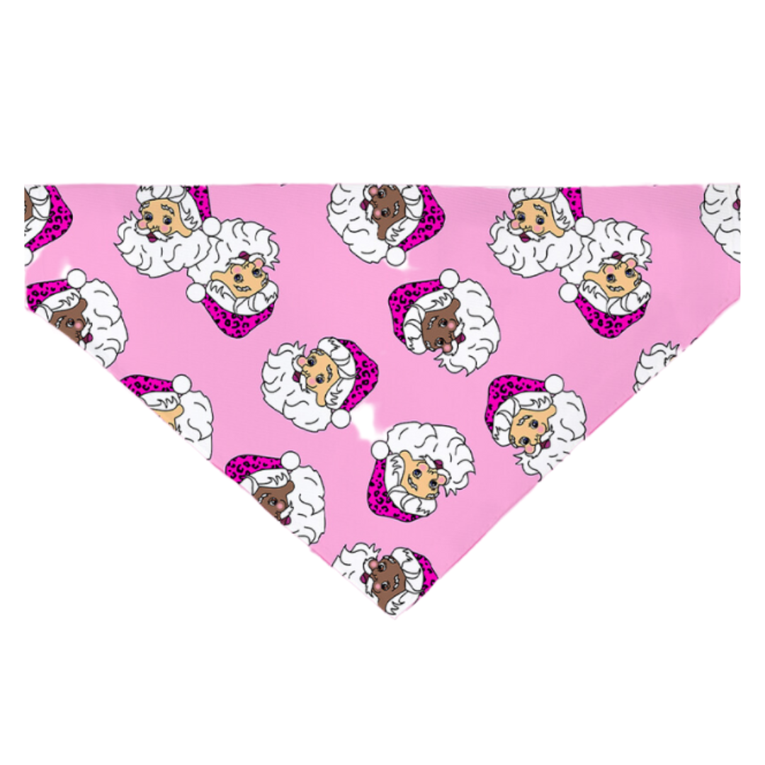 Mrs. Claus Bandana in Pink