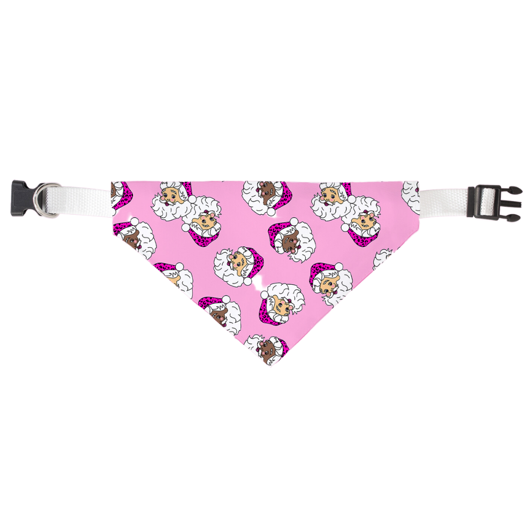 Mrs. Claus Bandana in Pink