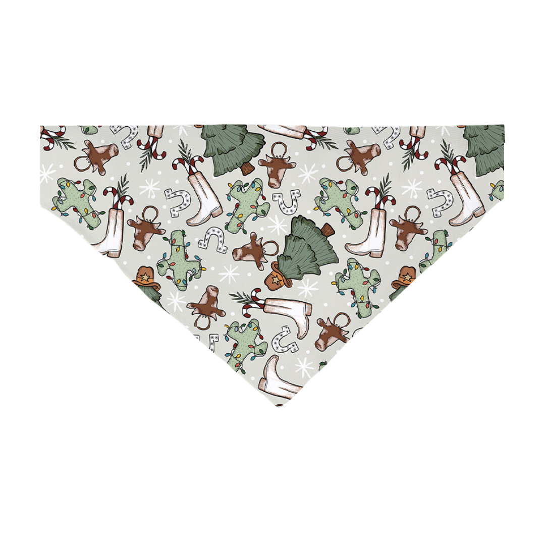 Cowboy Christmas Bandana