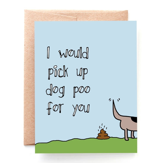 Pick up Dog Poo Card - Dope Dog Co