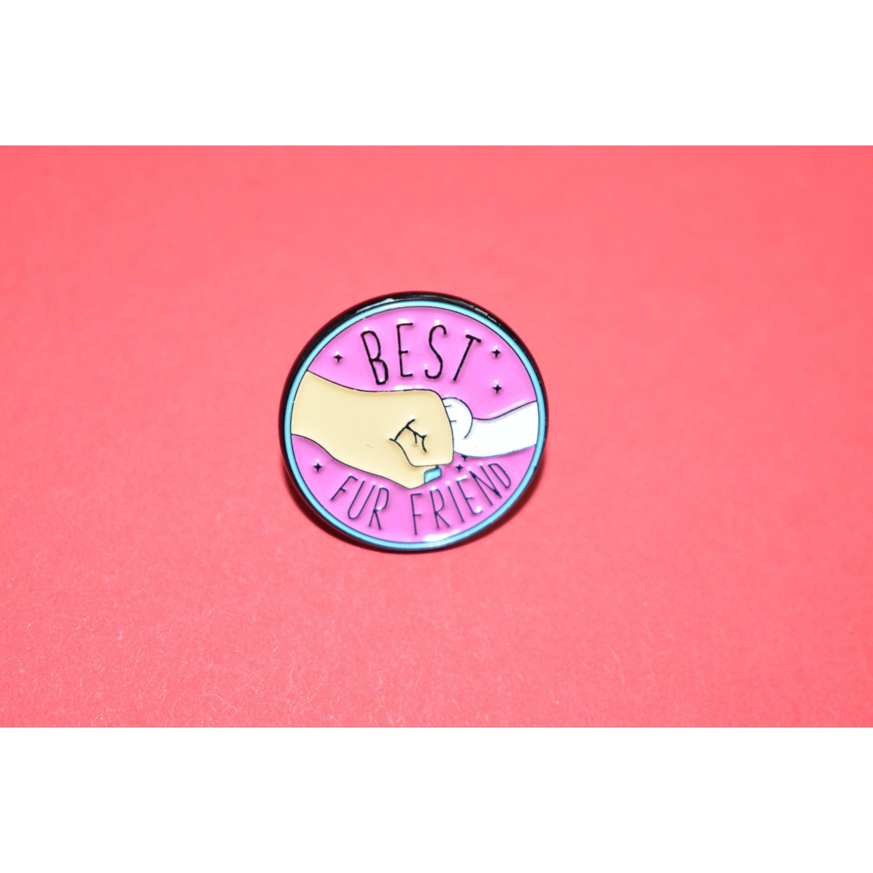 Best Fur Friend Enamel Pin - Dope Dog Co
