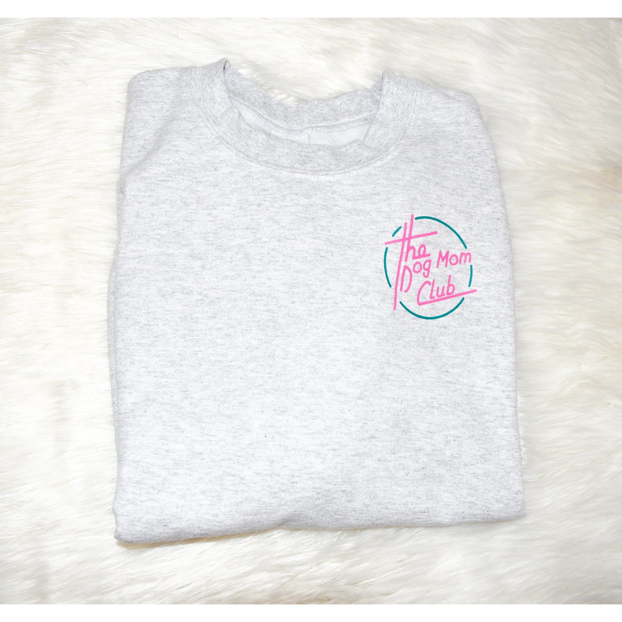 Dog Mom Club - Gray Sweater - Dope Dog Co