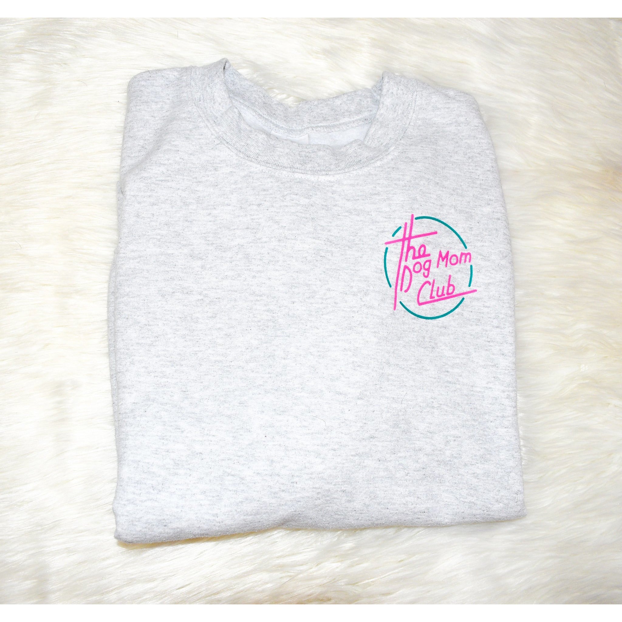 Dog Mom Club - Gray Sweater - Dope Dog Co