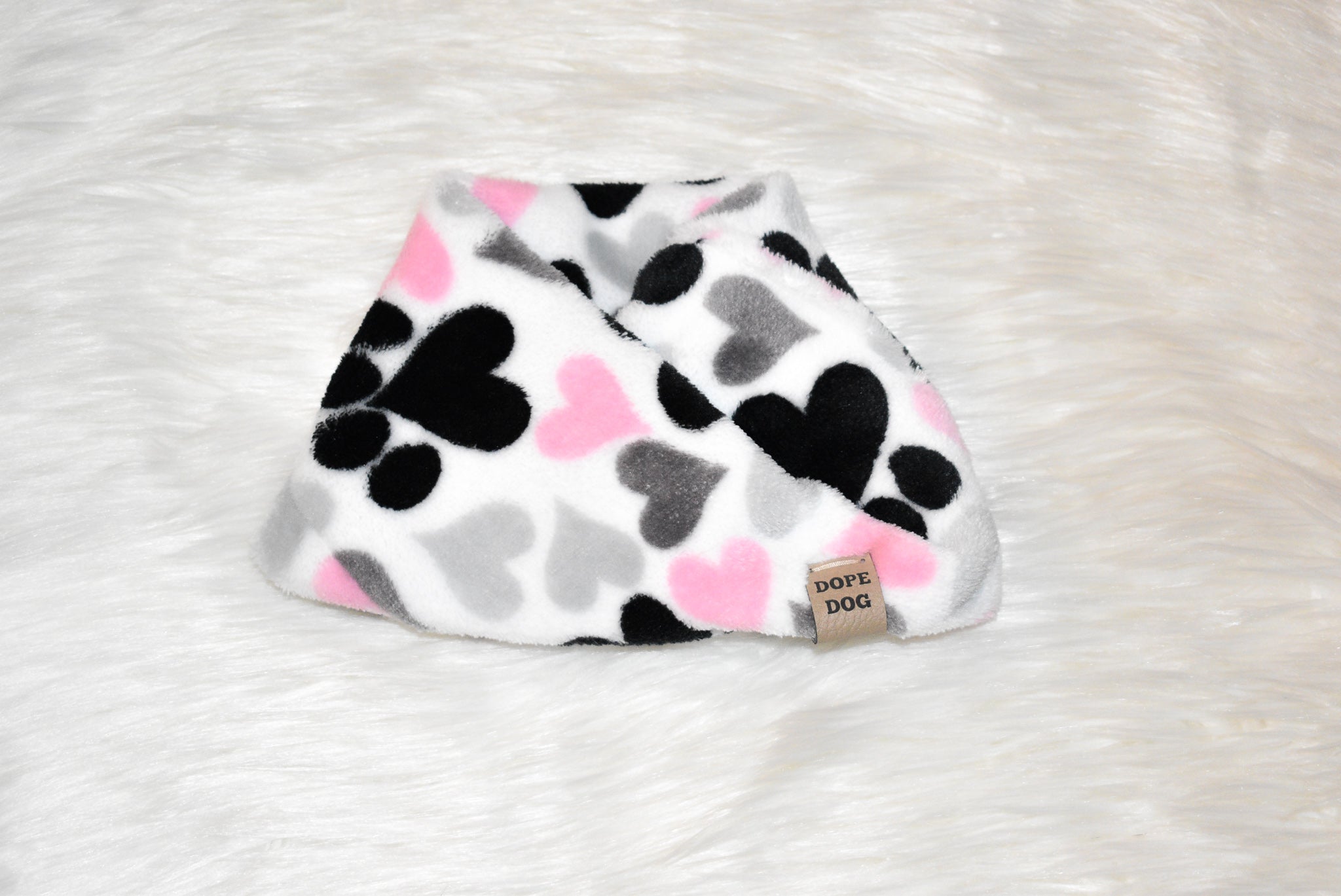 Paws and Kisses - Dog Scarf - Dope Dog Co