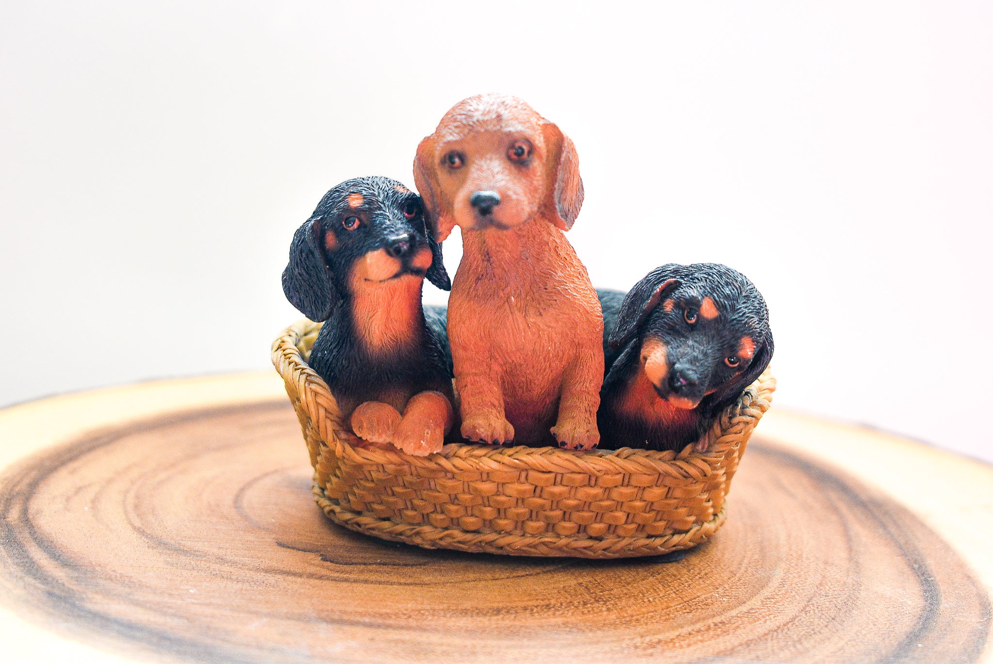 Stone Critters Dachshunds Figurine