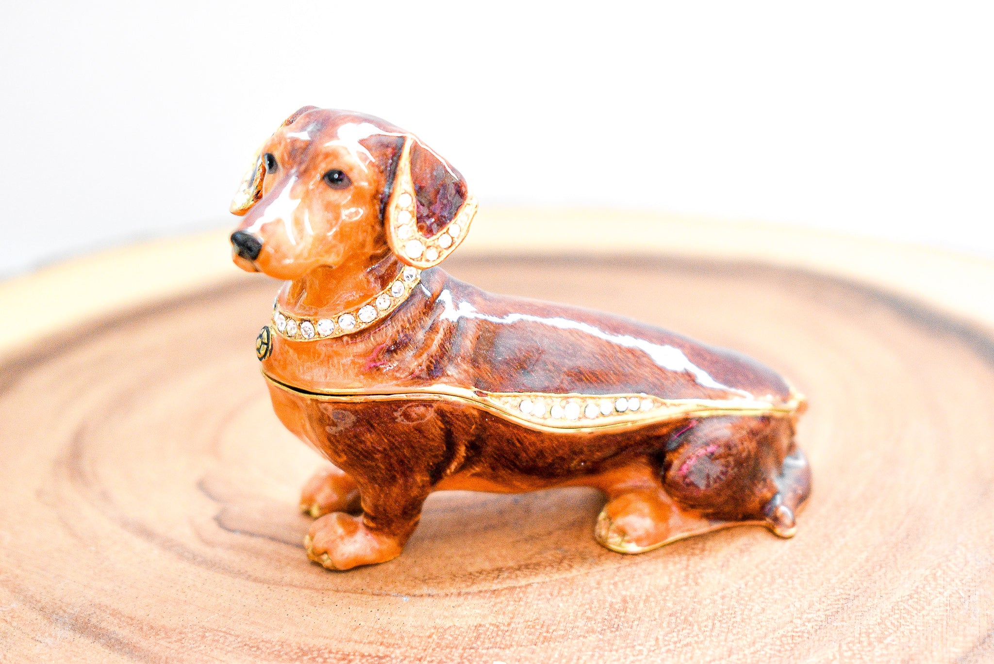 Ciel Collectables Dachshund Trinket Box LOT OF 4