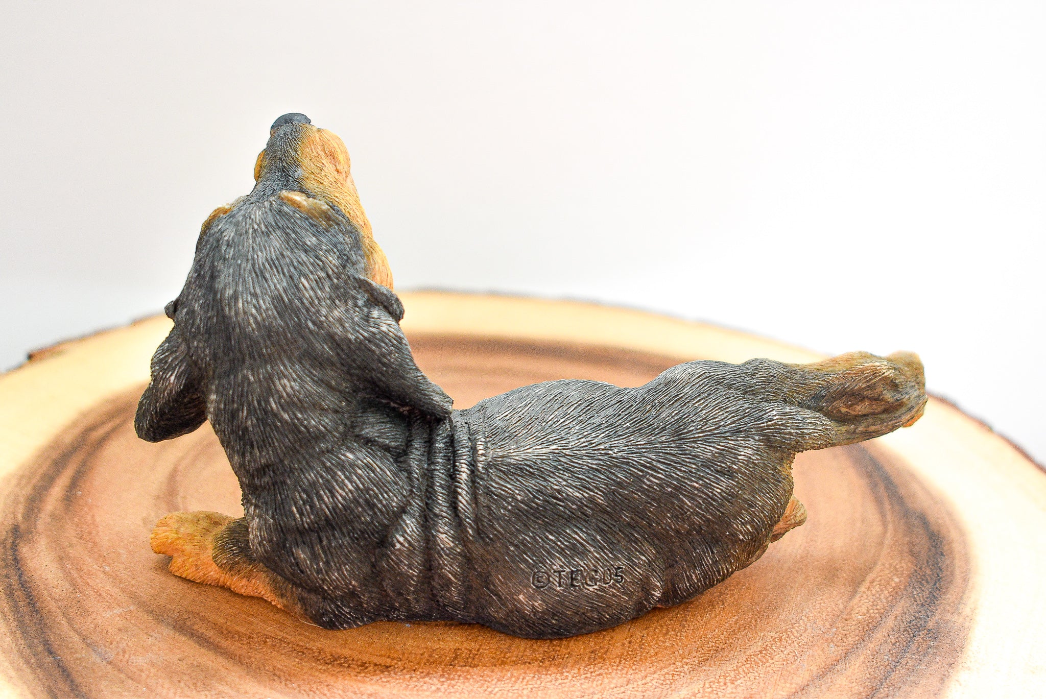 Living Stone Dachshund Figurine
