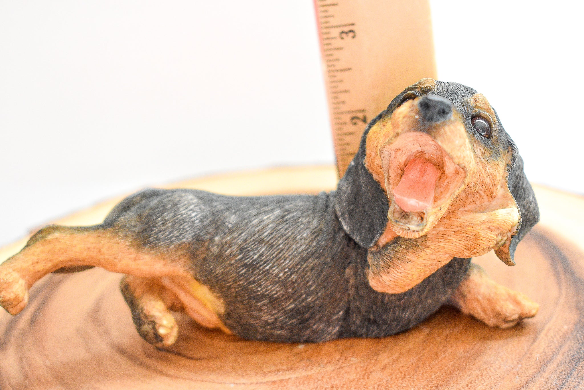 Living Stone Dachshund Figurine