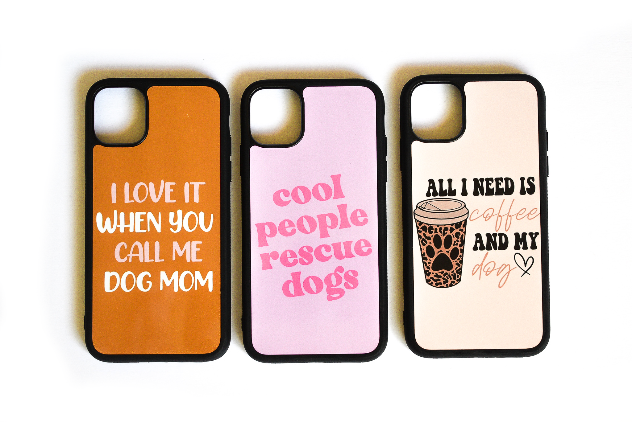 All I Need Is Coffee & My Dog Cell Phone Case
