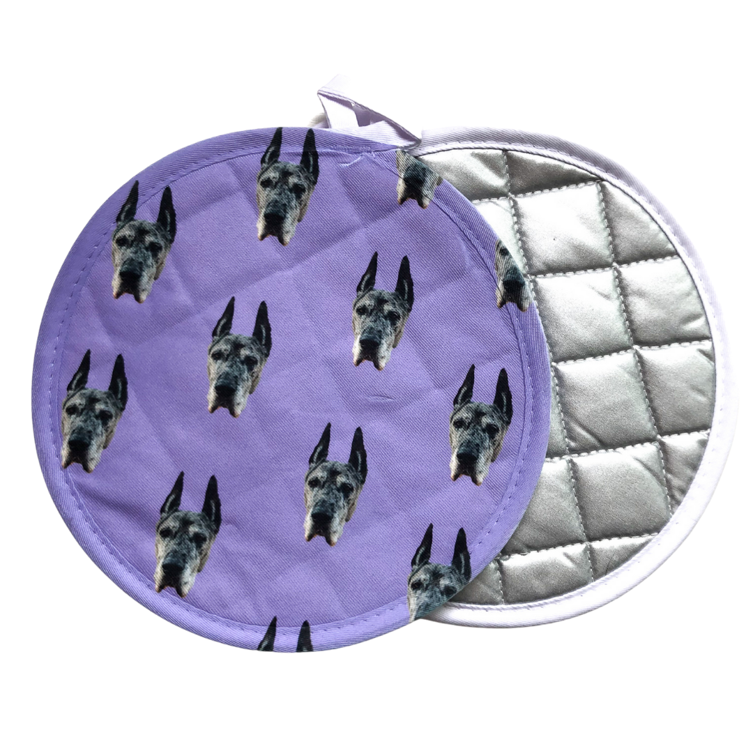 Custom Dog Pot Holder-Dope Dog Co
