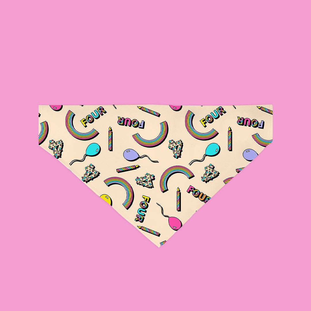 4th Birthday Bandana - Dope Dog Co