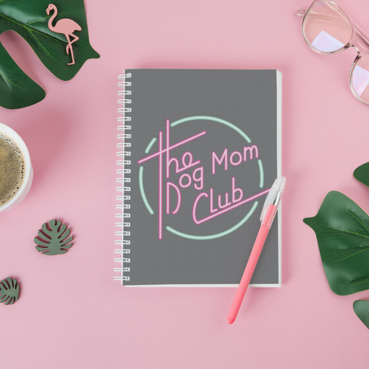 Dog Mom Club Spiral Notebook