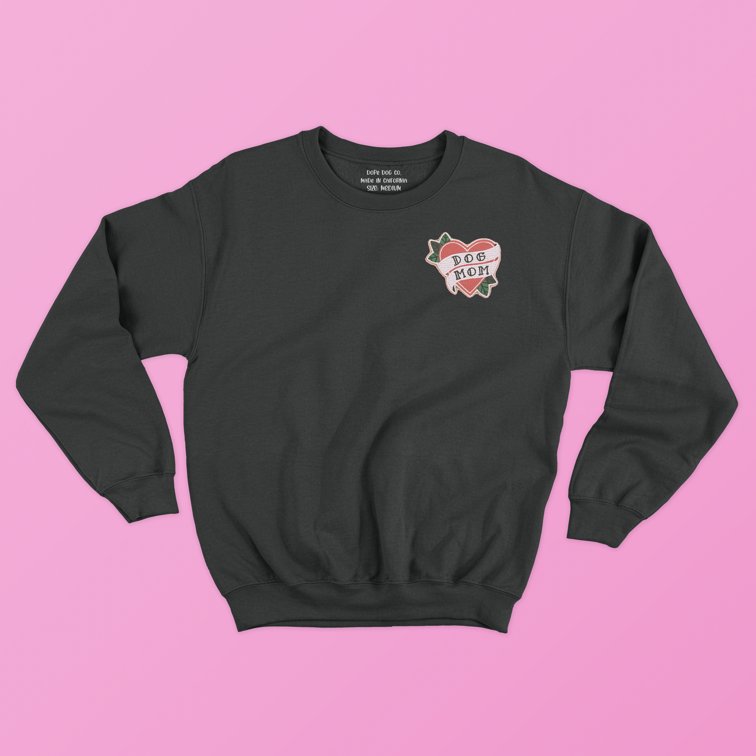 Dog Mom Patch Sweater