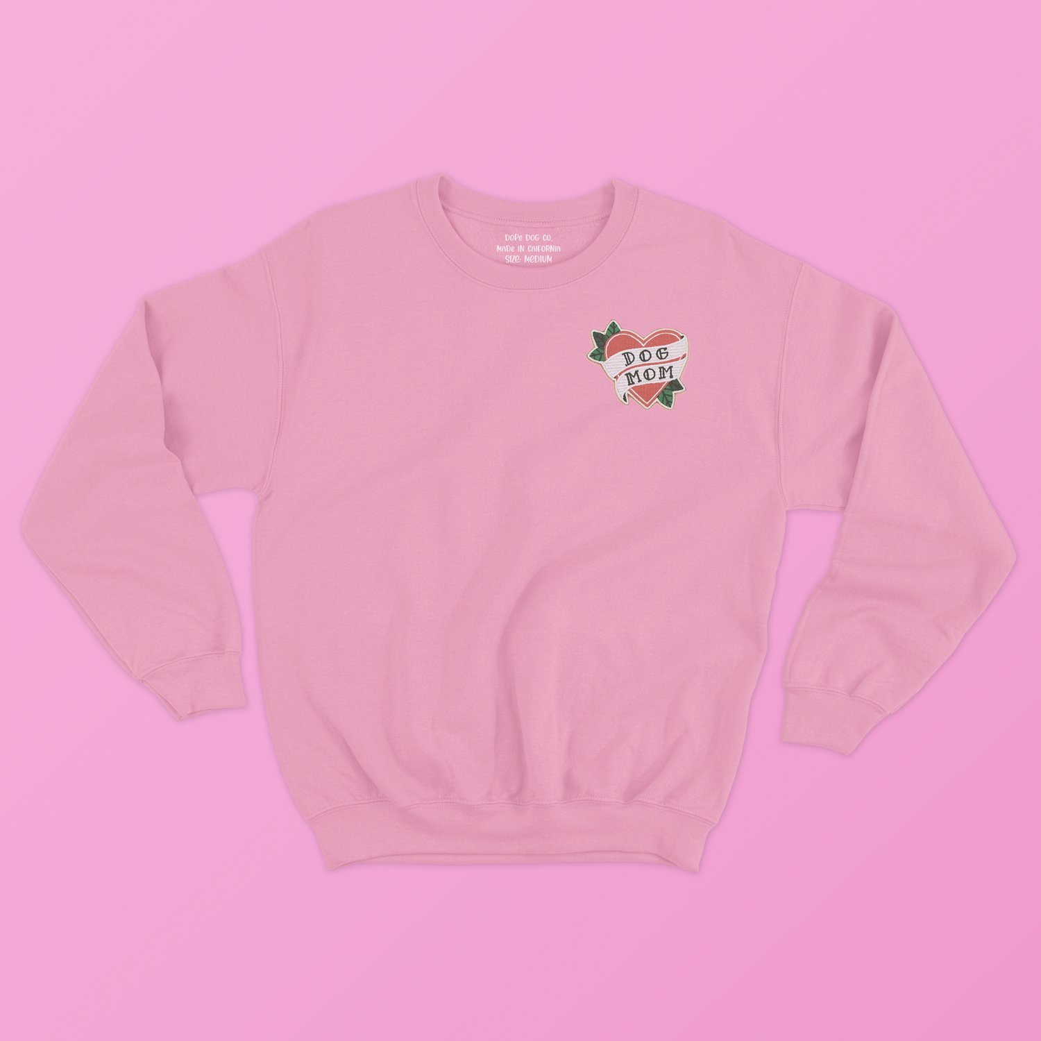 Dog Mom Patch Sweater