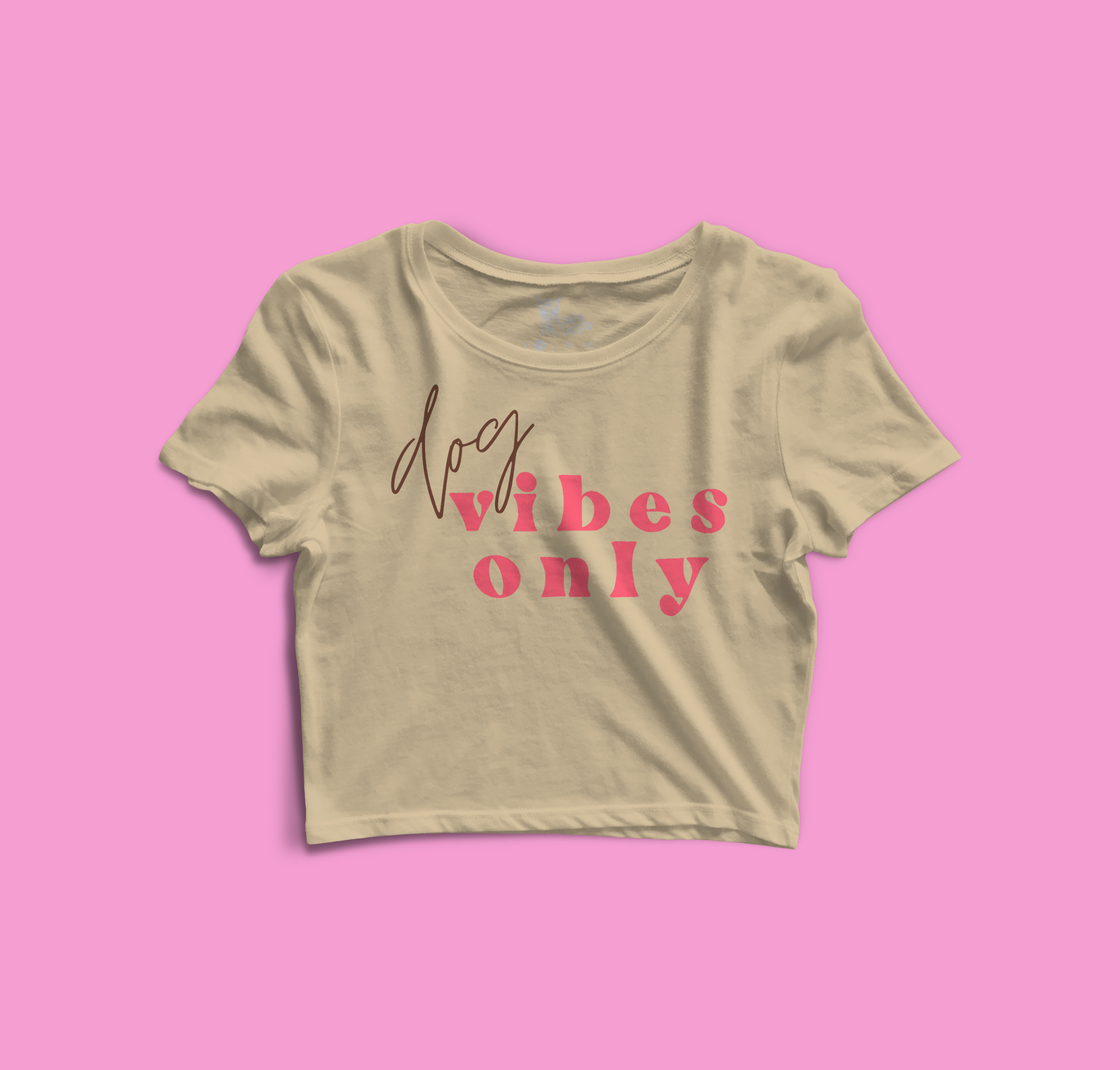 Dog Vibes Only Cropped Tee