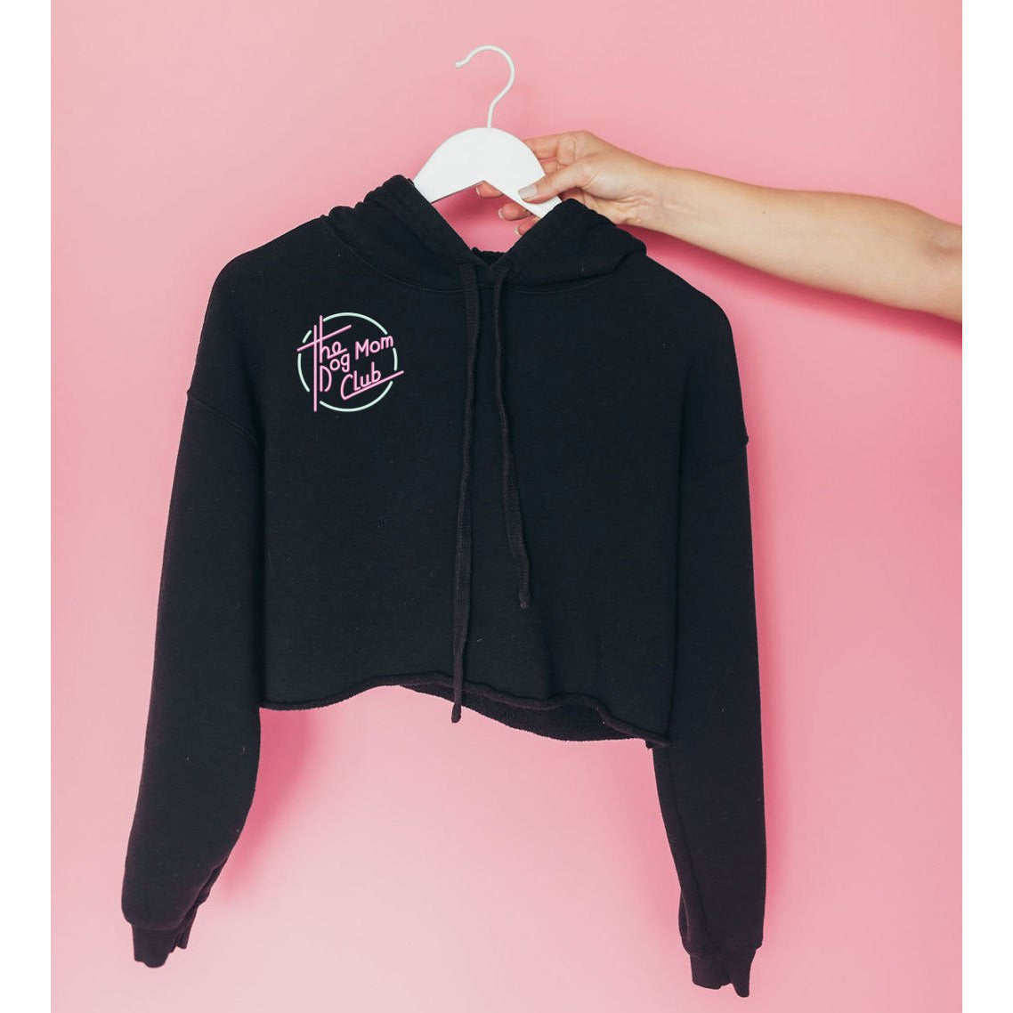 Dog Mom Club - Cropped Hoodie - Dope Dog Co