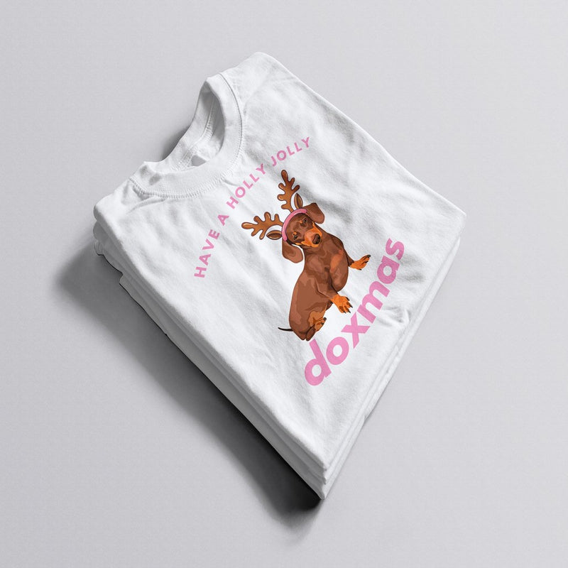 Holly Jolly Doxmas Tee-Dope Dog Co