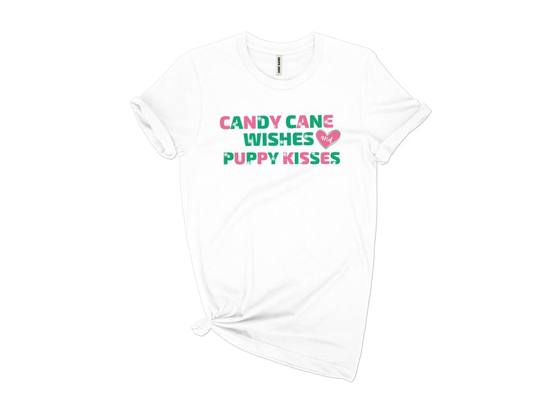 Candy Cane Wishes Tee-Dope Dog Co