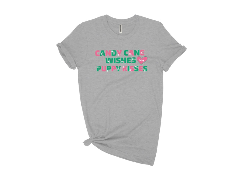 Candy Cane Wishes Tee-Dope Dog Co